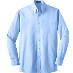 Flynn O'Hara school uniform Button Down shirt pocket 14 light blue